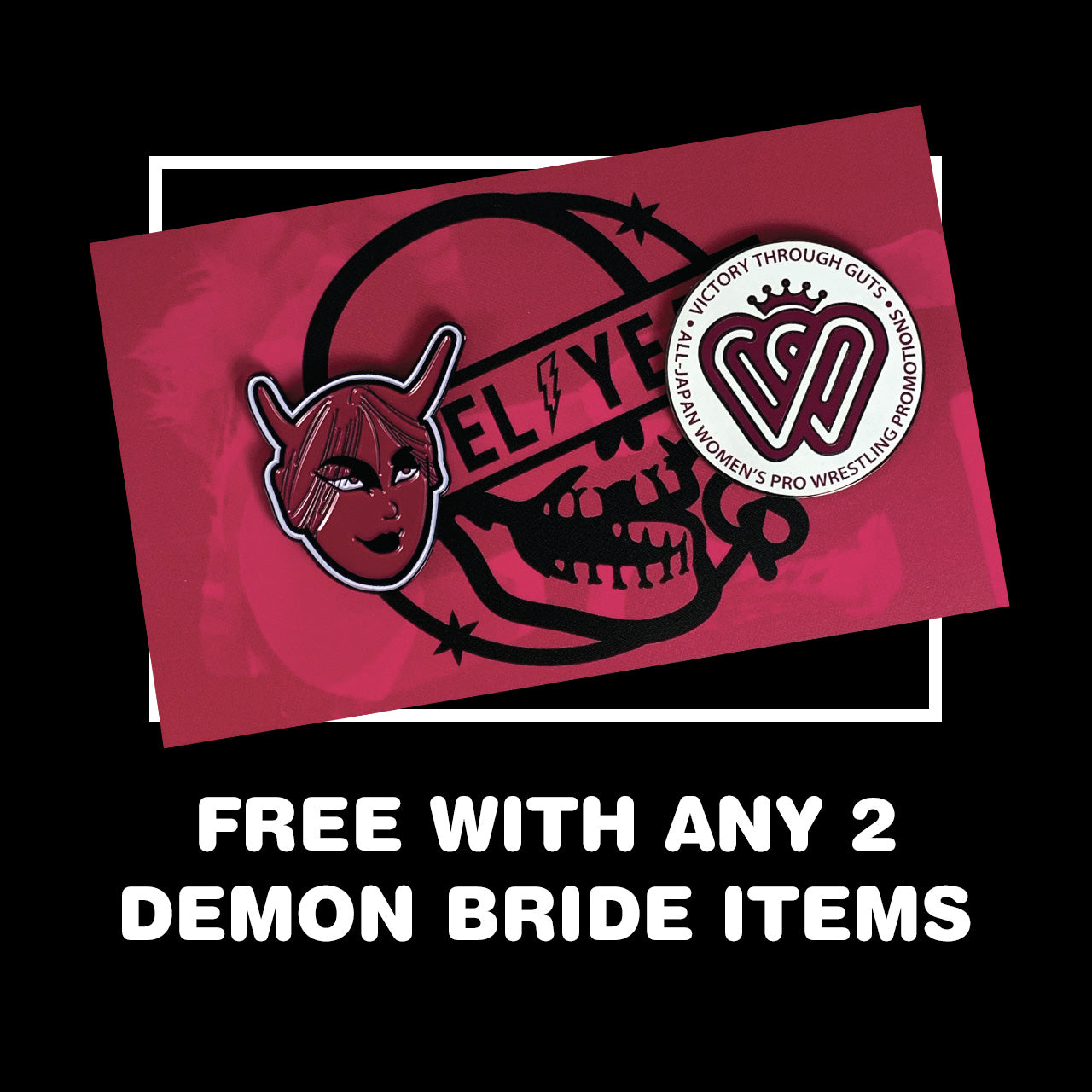 Khaki Demon Bride 6-Panel Baseball Cap