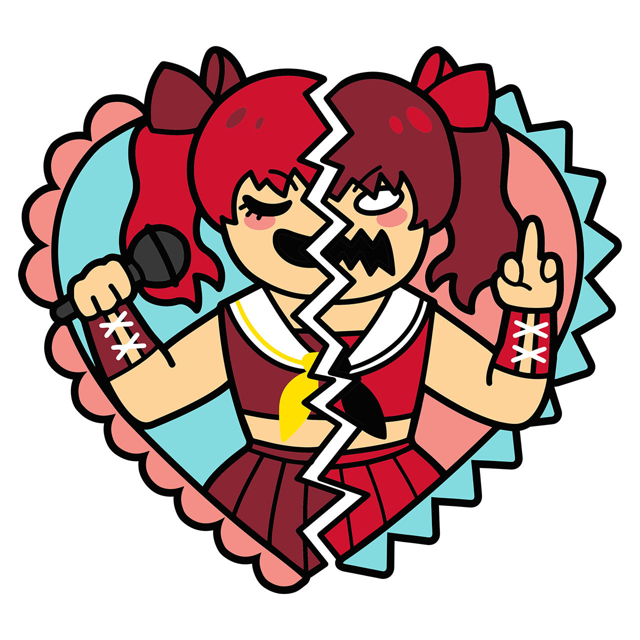 Two Faces of Maki Patch Set