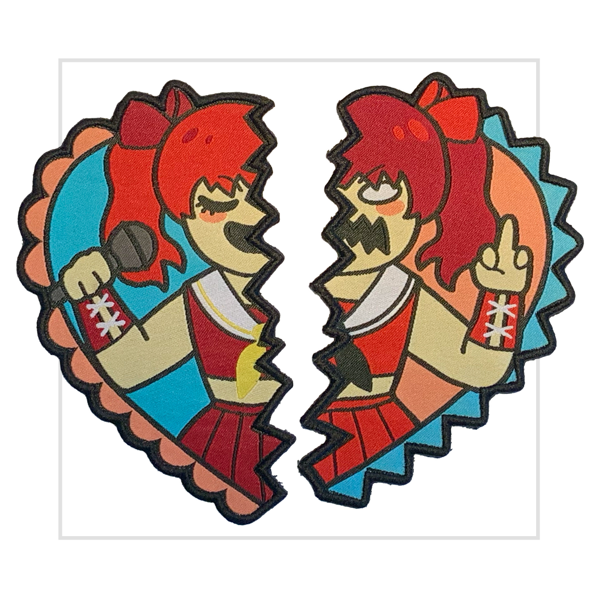 Two Faces of Maki Patch Set